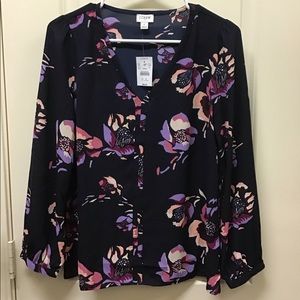 JCREW floral blouse
